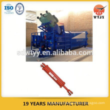 hydraulic cylinder for waste compactor container
